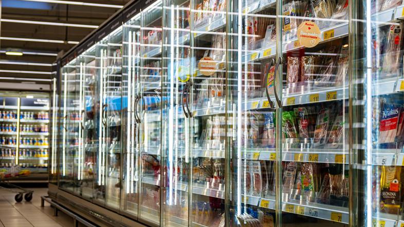 hladilniki v trgovini s hrano prehranska trgovina