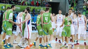 Slovenija Srbija EuroBasket Stožice Ljubljana Vidmar Krstić Laković Begić