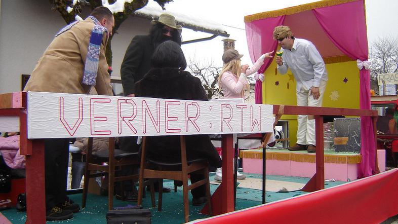 Povorki se bodo po petletni odsotnosti pridružili šenčurski Godlarji; na fotogra