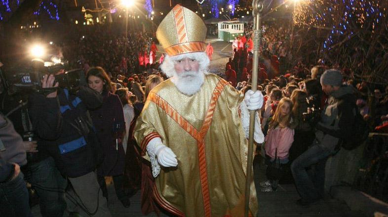 Miklavževanje v Ljubljani. (Foto: Boštjan Tacol)