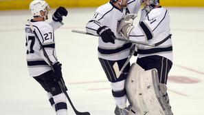 Martin Jones Anže Kopitar Alec Martinez Anaheim Ducks Los Angeles Kings NHL