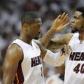 Udonis Haslem in Dwyane Wade