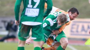 Olimpija se (začrtanemu) bliža tretjemu mestu. (Foto: Anže Petkovšek)