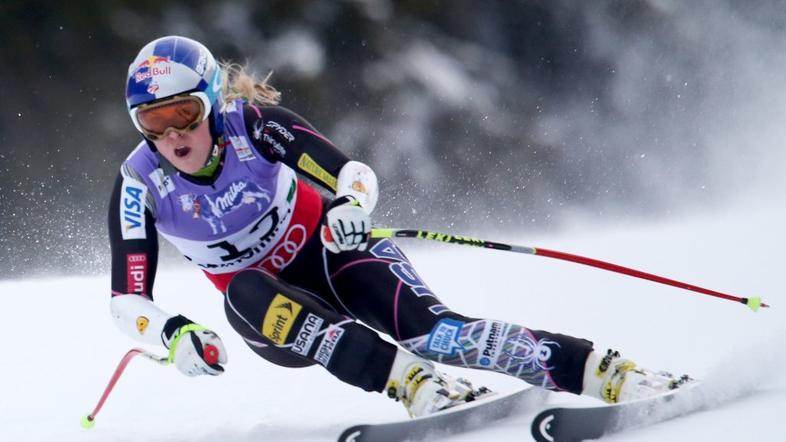 sp v alpskem smučanju schladming superveleslaom lindsey vonn