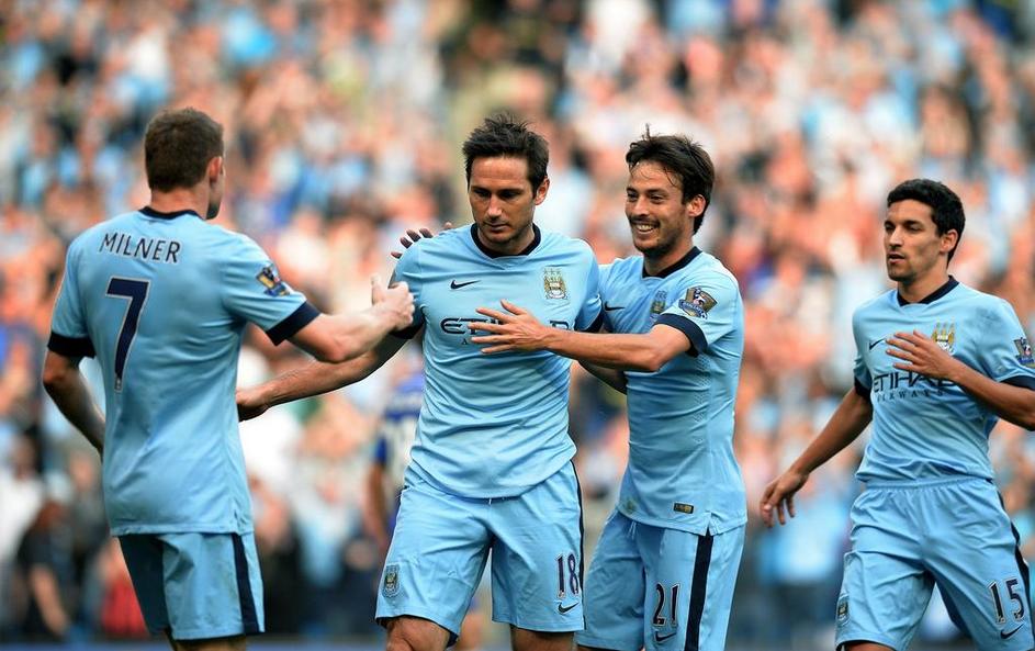 Lampard Silva Navas Milner Manchester City Chelsea