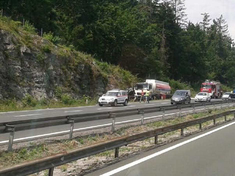 Nesreča na primorski avtocesti | Avtor: Dolenjskanews.com