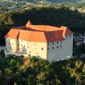 Slovenija 26.09.13, Dolenjska, Posavje, Brestanica, grad Rajhenburg z zraka, fot