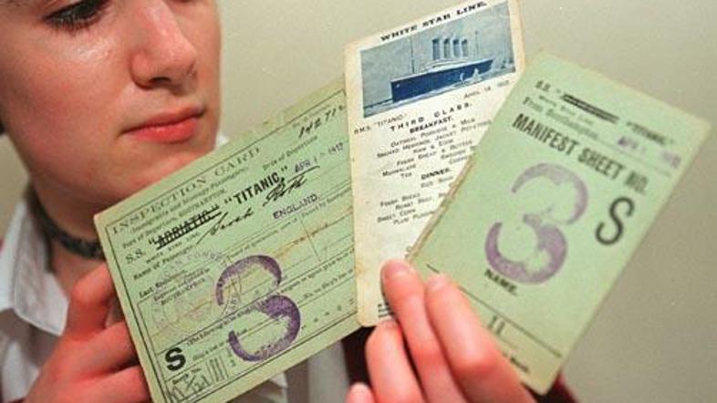 Na tokratni dražbi so za predmete s Titanika iztržili skupno kar 135 tisoč evrov