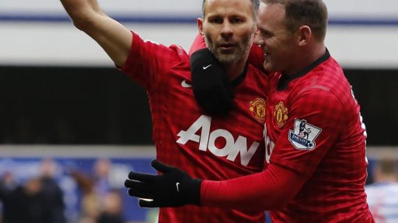 premier liga qpr manchester united giggs rooney