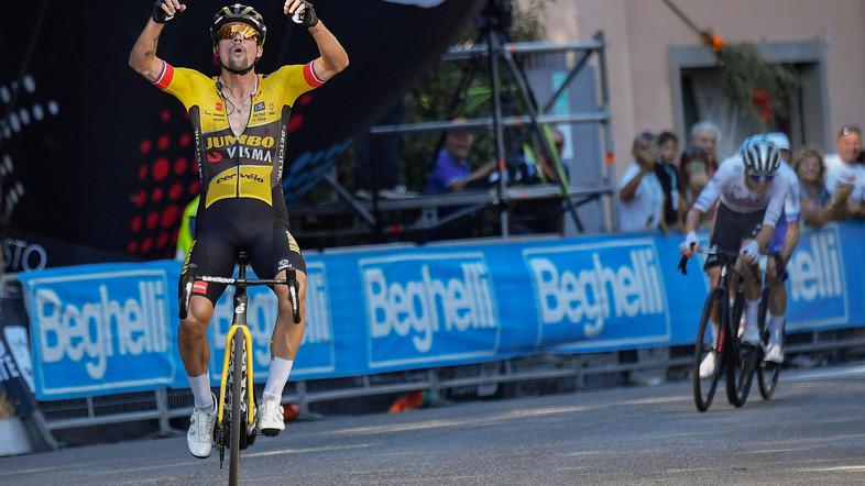 Primož Roglič in Tadej Pogačar