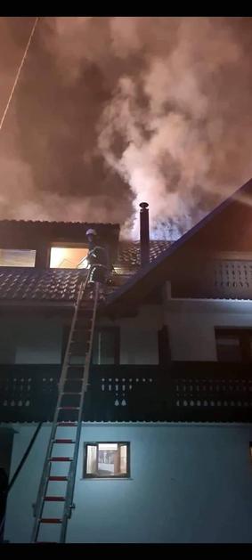 Srednja vas v Bohinju, požar, gašenje požara