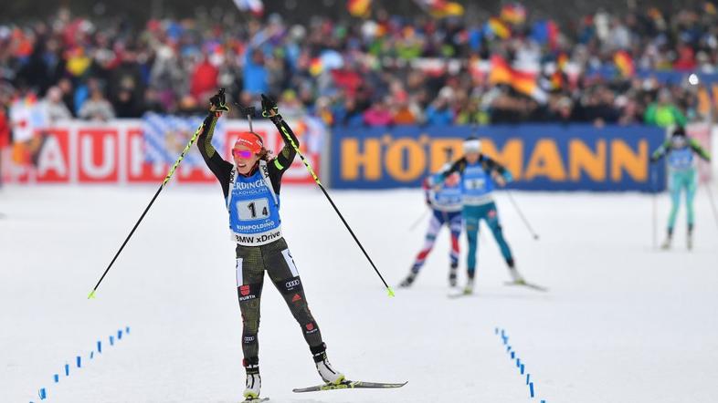 Laura Dahlmeier Nemčija štafeta Ruhpolding