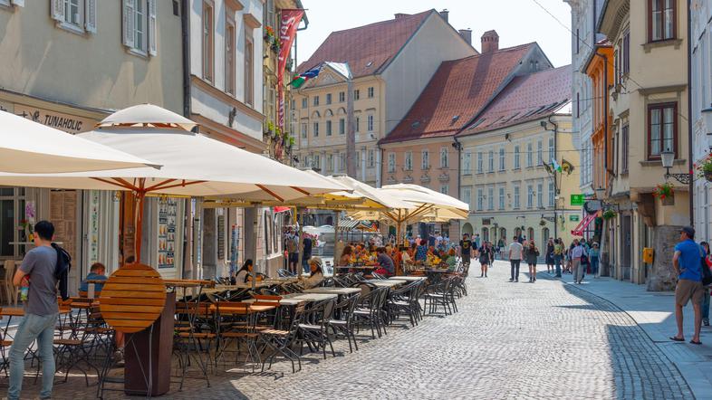 Ljubljana center lokali ulica