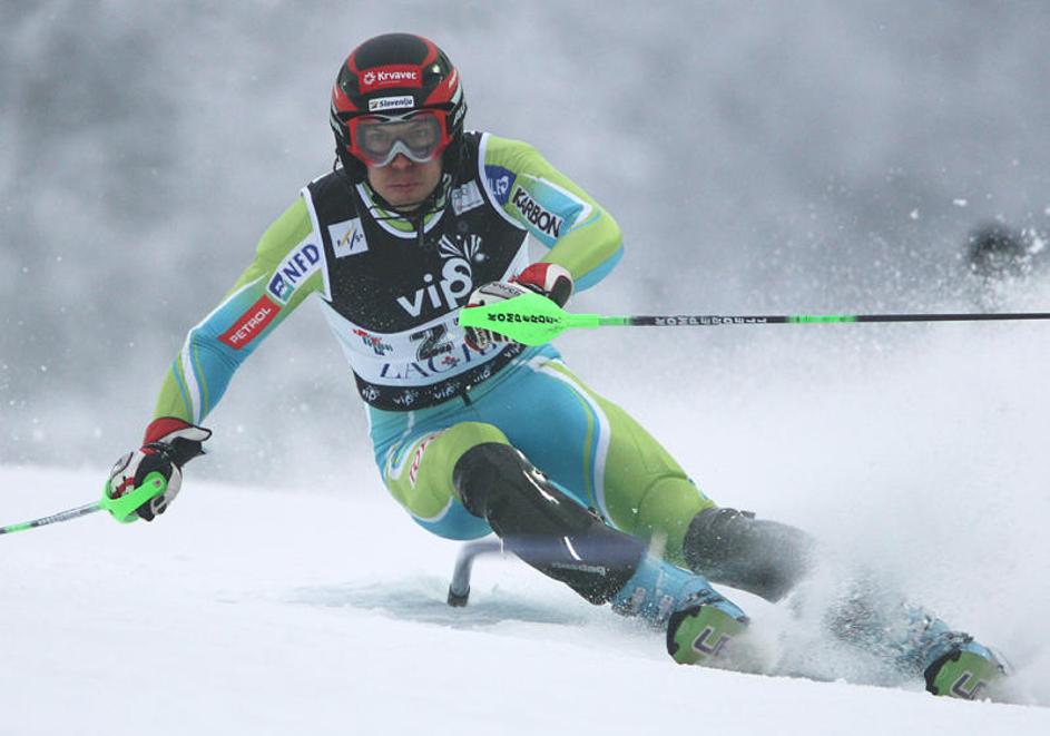 Mitja Valenčič je v slalomu, kot kaže, ujel pravo formo. (Foto: EPA)