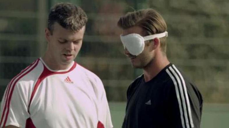 David Beckham  slepi in slabovidni