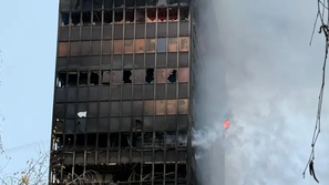 Stolpnica Vjesnik v plamenih