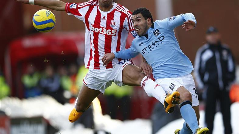 Shotton Tevez Stoke City Manchester City pokal FA četrti krog