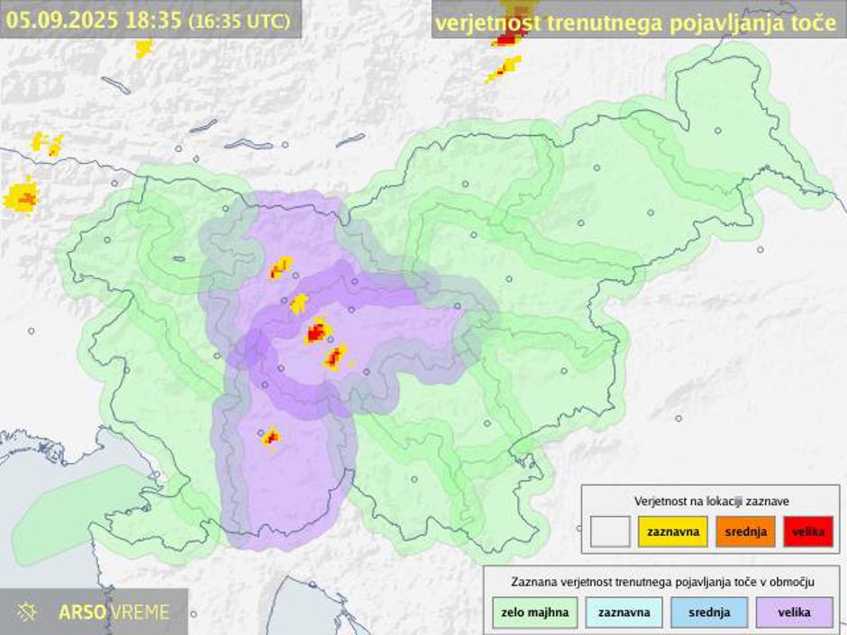 Toča alarm | Avtor: Arso