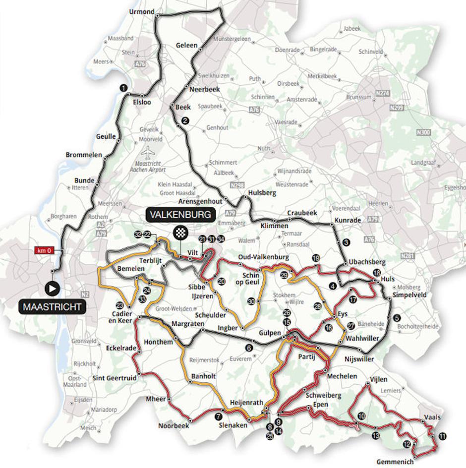 Trasa dirke Amstel Gold | Avtor: Cyclingstage