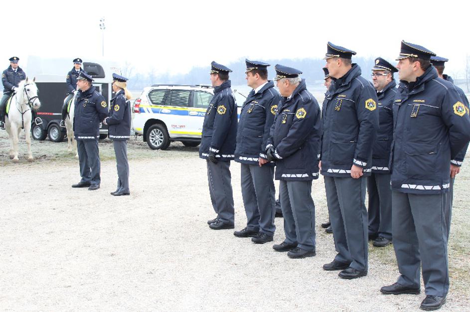 Prevzem konj na PU Ljubljana 