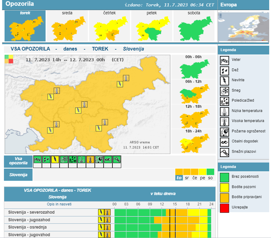 Arso opozorilo | Avtor: Arso
