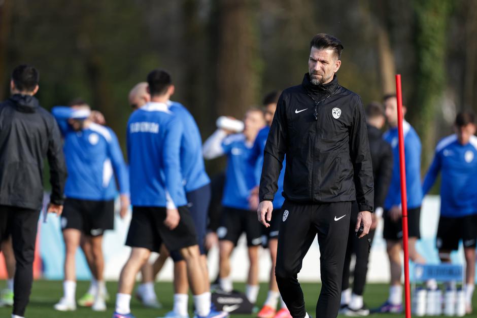 trening nogometne reprezentance slovenije, boštjan cesar | Avtor: Saša Despot