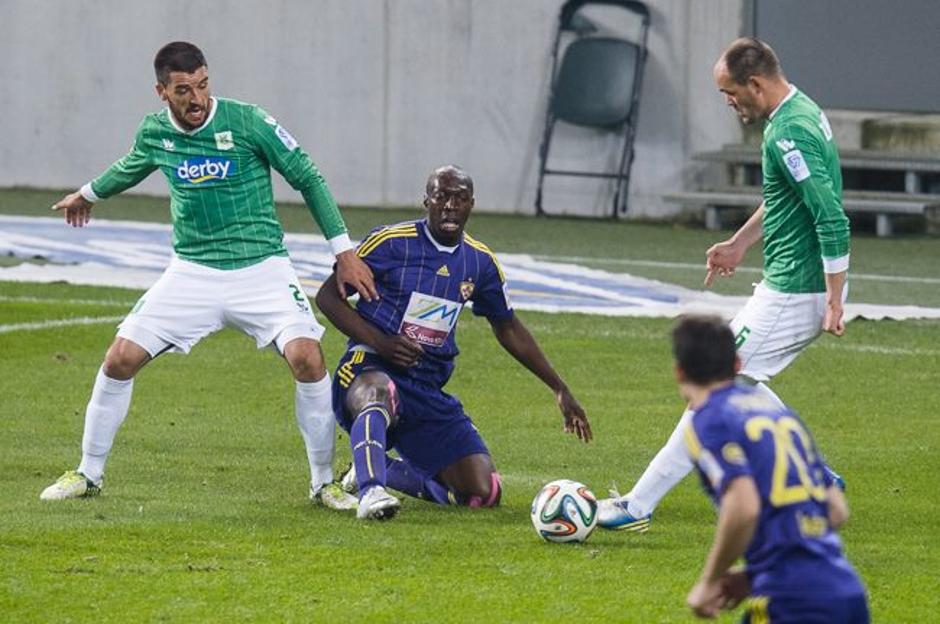 Kostić Mendy Zarifović Olimpija Ljubljana Maribor Prva liga slovenska prvenstvo  | Avtor: SPS/nkolimpija.si