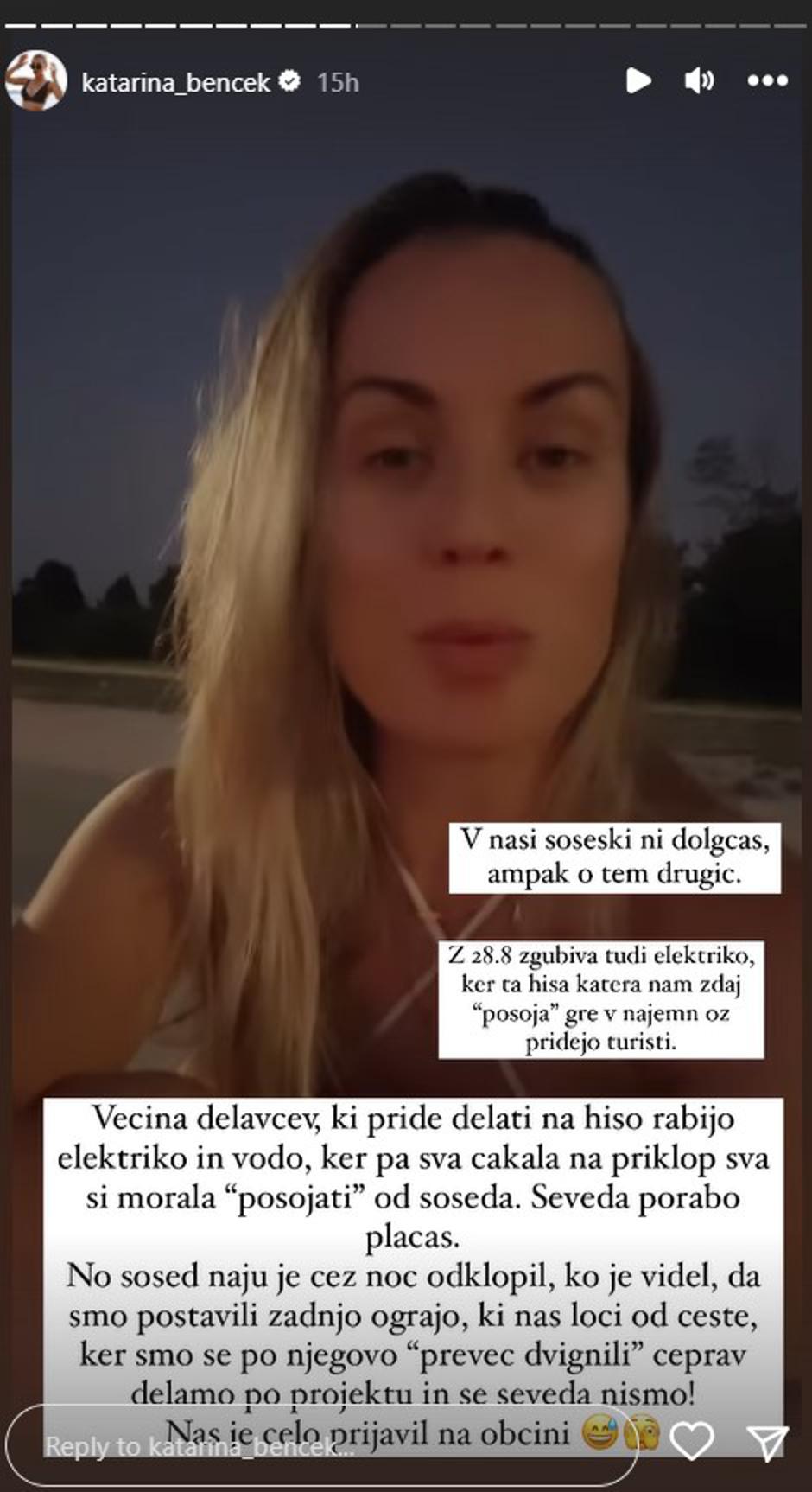 Katarina Benček | Avtor: Instagram