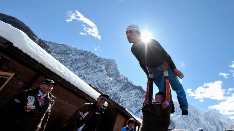Kranjec Janus Planica skoki poleti kvalifikacije trening