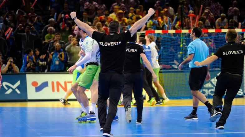 Slovenija Hrvaška polfinale veselje