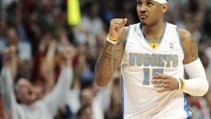 Anthony je za Nuggets odigral sedem sezon. Prav v vsaki je imel povprečje točk p