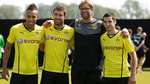 Mkitarjan Aubameyang Papastathopoulos Klopp Borussia Dortmund trening priprave p