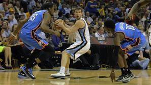 Udrih Durant Jackson Memphis Grizzlies Oklahoma City Thunder liga NBA