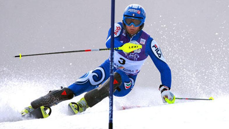 Po uspehu v Kranjski Gori lahko Italijan Manfred Mölgg osvoji dva mala kristalna