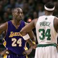 Bryant je dosegel 26 točk, Pierce 21. Še drugič letos so zmagali Lakersi.