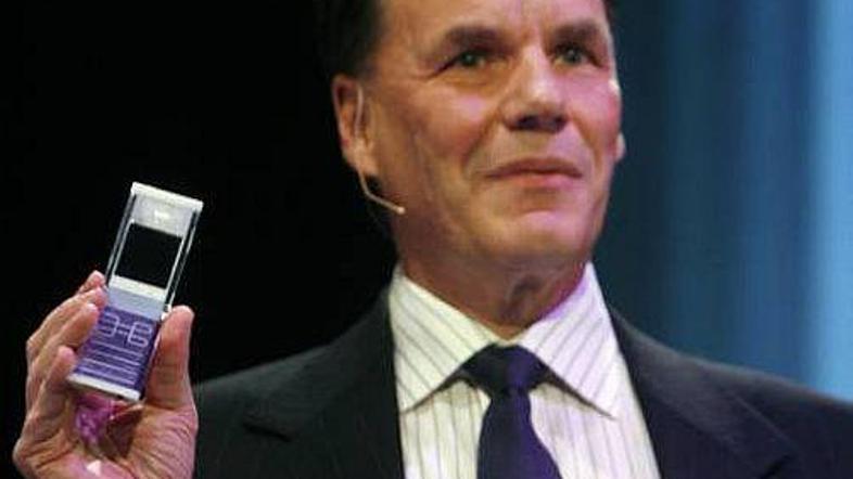 Olli-Pekka Kallasvuo, prvi mož Nokie, je v Barceloni predstavil vrsto modelov. M