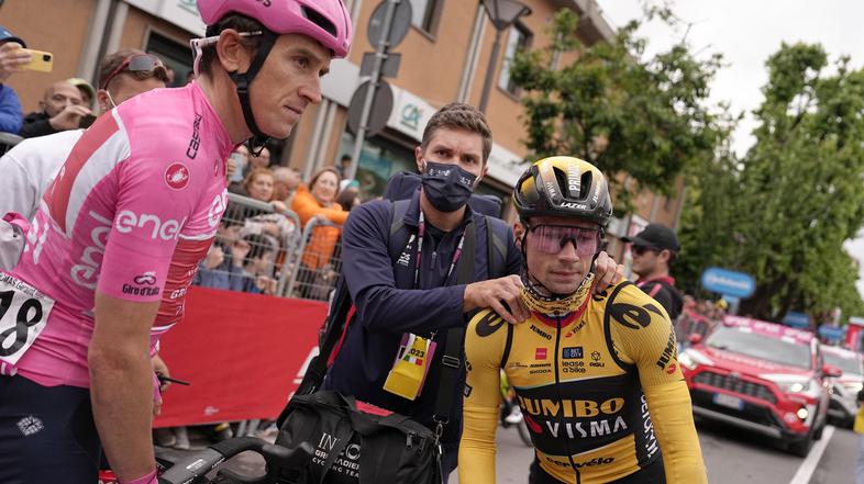 Geraint Thomas in Primož Roglič