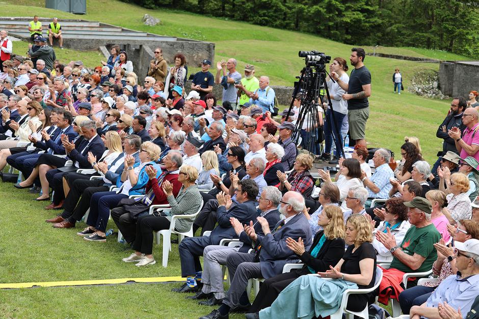 Spominska slovesnost, Ljubelj, 10.6.2023 | Avtor: Iztok Pipan, TV Medvode