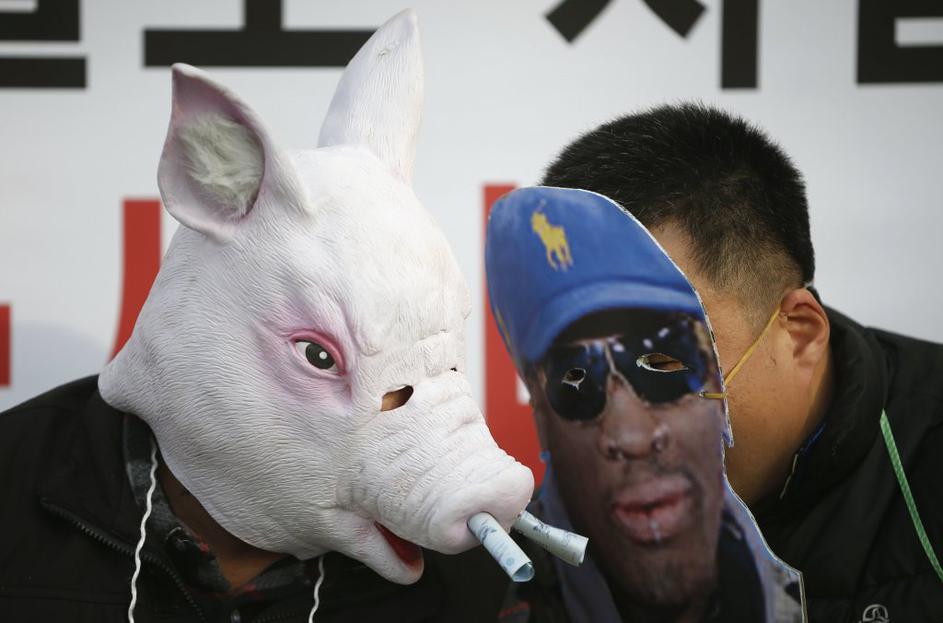 protesti južna koreja rodman kim džong un