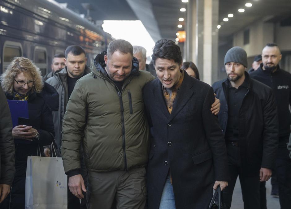 Justin Trudeau Andrij Jermak | Avtor: Epa