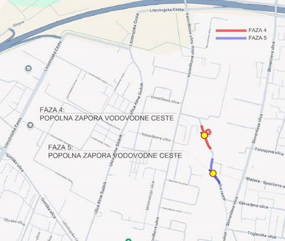 Zapora Vodovodne ceste | Avtor: Mestna občina Ljubljana