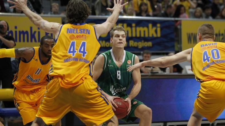 Blažič Rivers Davis Nielsen Himki Union Olimpija Evroliga Moskva