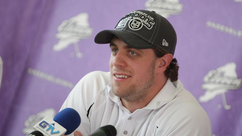 Anže Kopitar prihod povratek Brnik