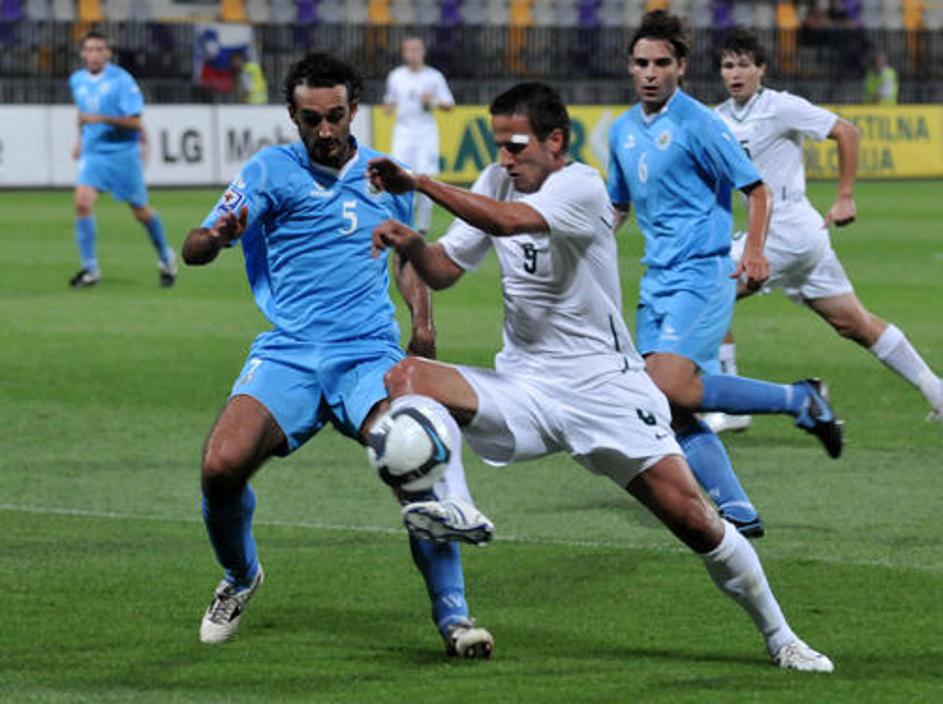 Nogometaši San Marina bodo imeli proti izbrancem Matjaža Keka težko delo.