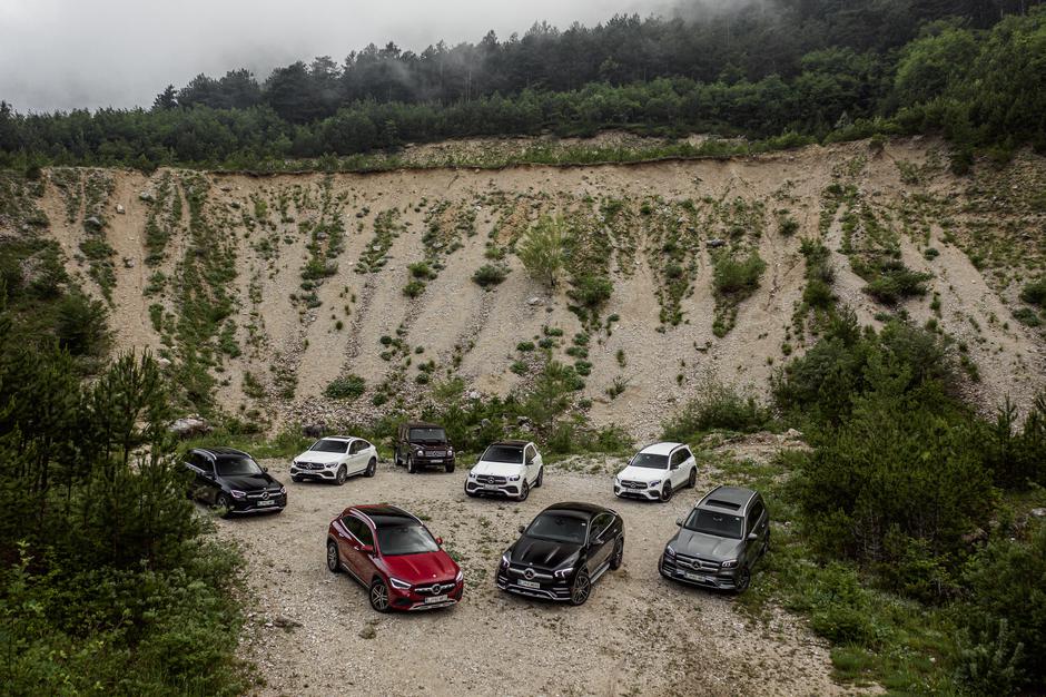 Mercedesova paleta SUV vozil | Avtor: Žiga Intihar