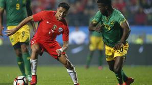 Alexis Sanchez Čile Jamajka