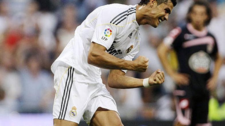 Ronaldo je na štirih tekmah španske lige zabil že pet golov.