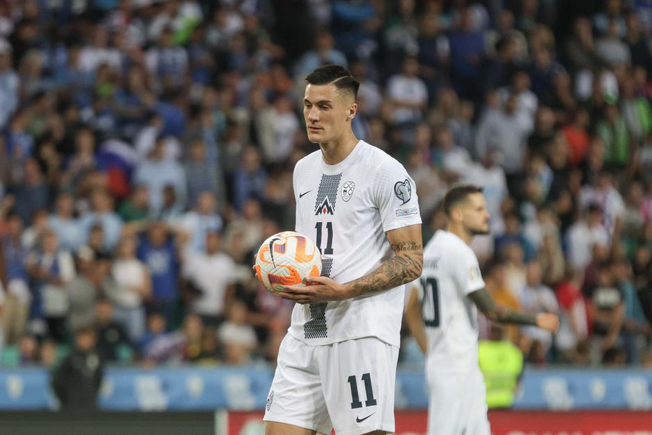 slovenija - finska, Benjamin Šeško | Avtor: Saša Despot