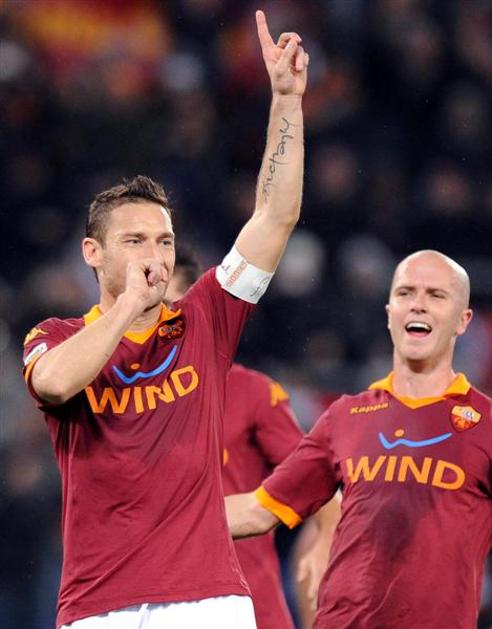 serie a roma inter totti bradley