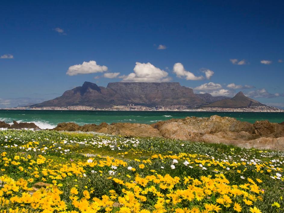 Table Mountain, Mizasta gora, Cape Town, Južnoafriška republika